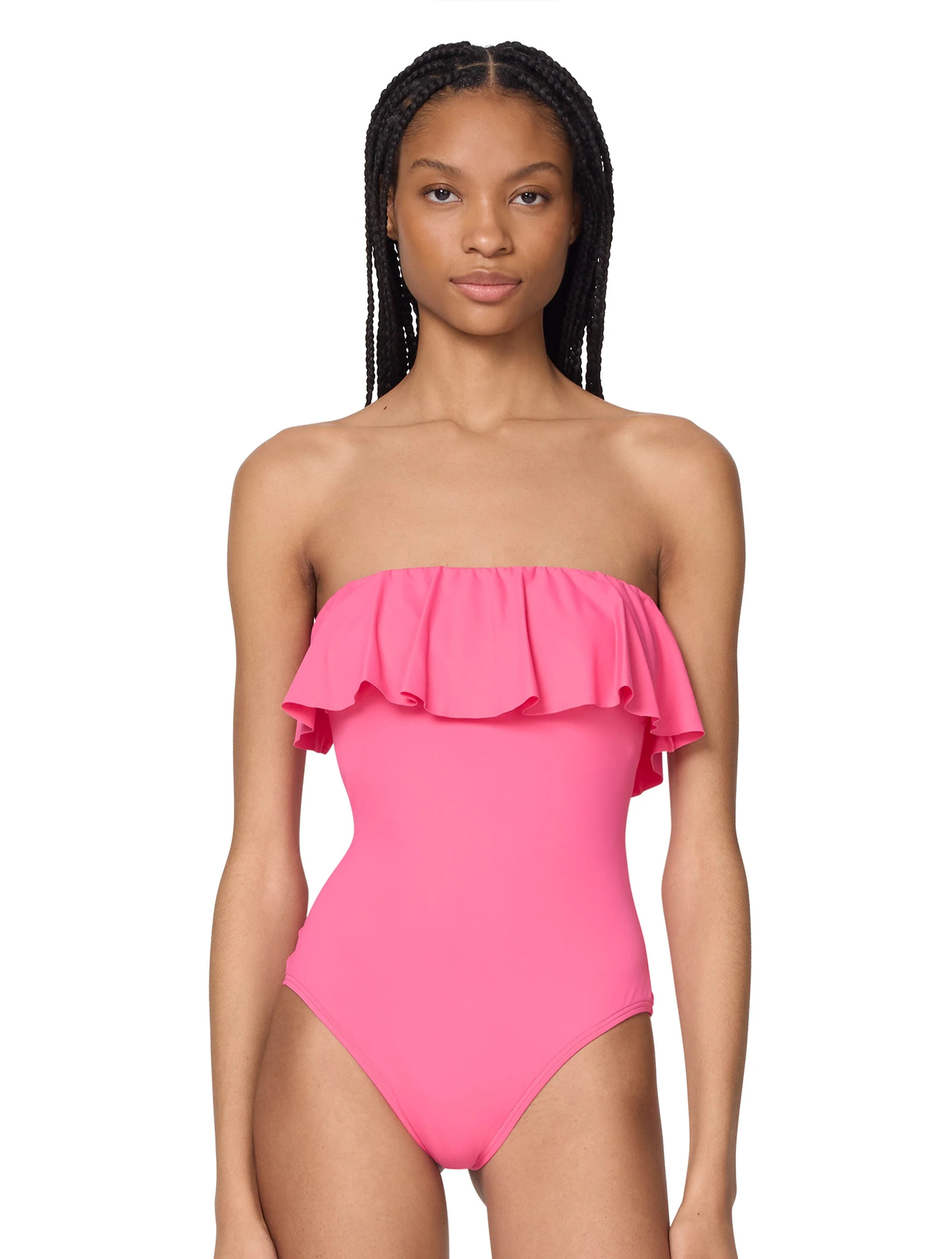 kate spade new york Ruffle Underwire One Piece Swimsuit - Solids | Beach2Ocean