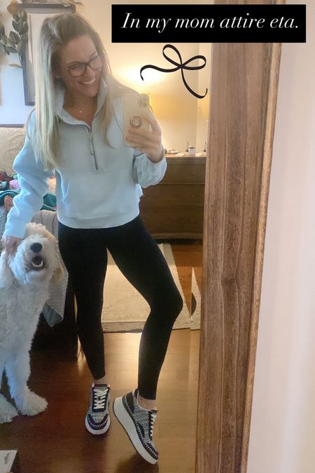 Mom era = viral shoes + my tried and trues! (Sorry, y’all can’t have the dog 🤣) 

#LTKshoecrush #LTKstyletip #LTKfitness
