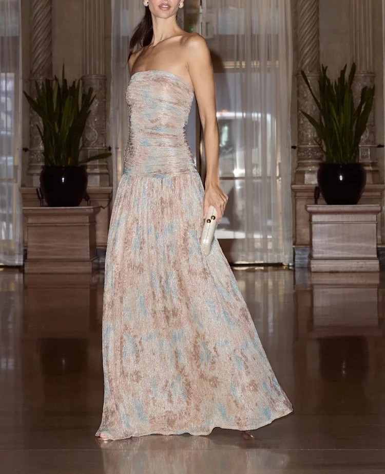 The Aubriana Light Brown Multi Abstract Lurex Maxi Dress brings effortless glamour to the evening wardrobe with its shimmering Lurex finish, abstract pattern, and graceful maxi silhouette. Perfect for sunset dinners, cocktail events, vacations, and elegant nights out. Under $100.

Ideas:

* Lurex maxi dress
* evening fashion
* vacation style
* elegant dinner outfit
* modern glamour

Keywords:

* maxi dress
* summer maxi dress
* vacation dress
* resort wear
* beach vacation outfits
* evening dress
* date night dress
* wedding guest dress
* cocktail dress
* dinner date outfit
* vacation outfit
* European summer style
* luxury vacation style
* summer wedding guest dress
* fall transition dress
* neutral dress
* brown dress
* abstract print dress

#LTKWedding #LTKTravel #LTKgrwm