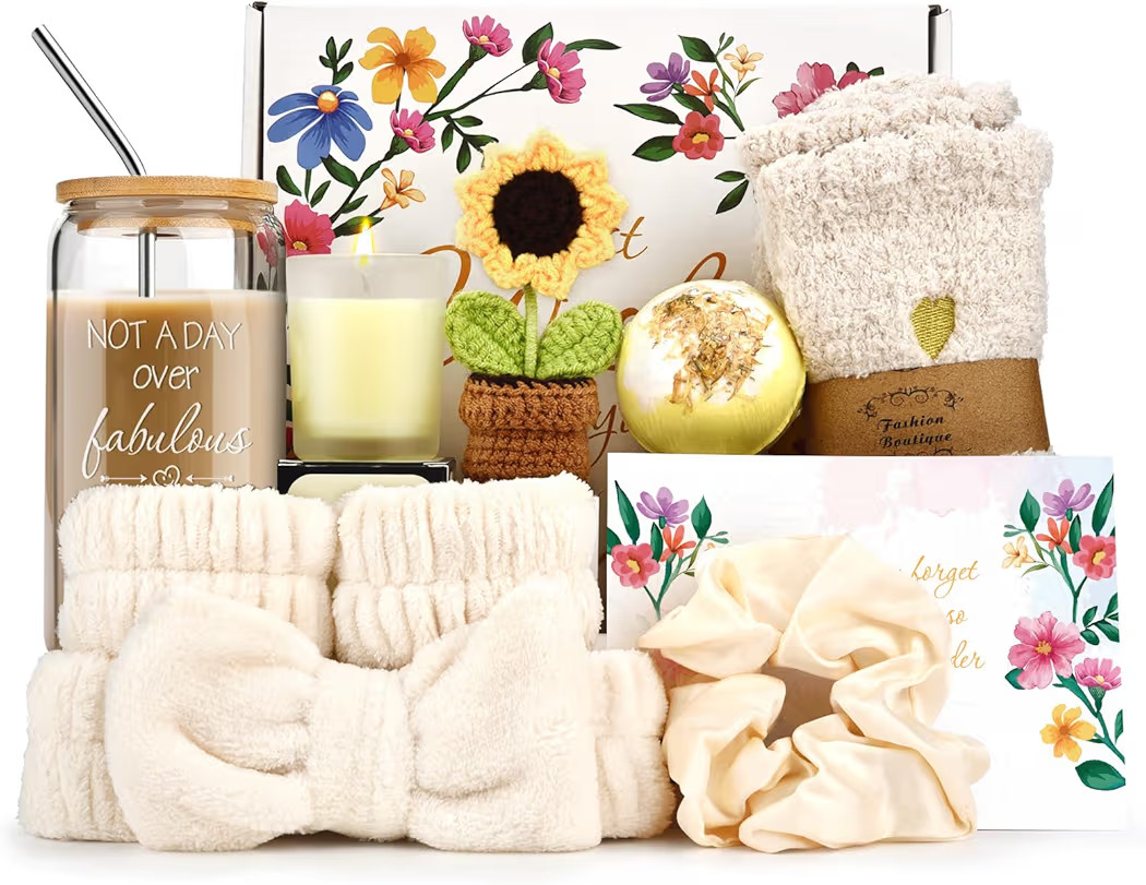 Gifts for Women, Birthday Gifts for Women, Best Friend Birthday Xmas Gifts, Get Well Soon Gift Ba... | Amazon (US)