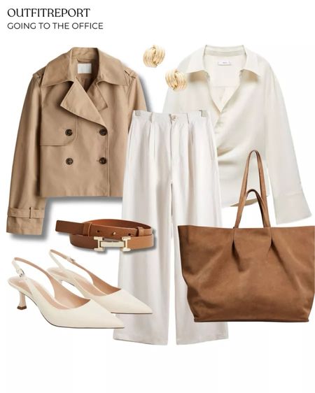 Office white spring summer outfit 

#LTKbag #LTKshoes #LTKstyletip