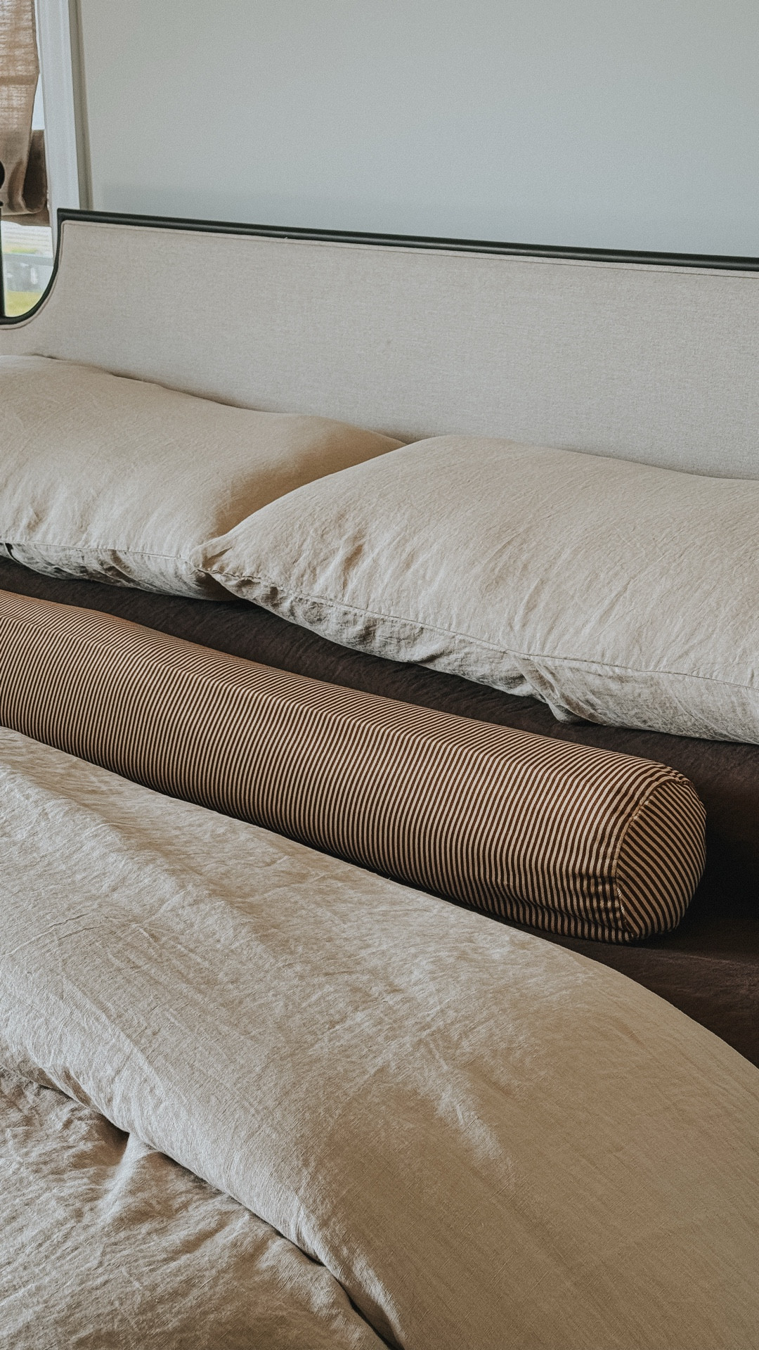 LINEN BEDDING 🤎 Loving this linen bedding from quince - so many colors to choose from but I’m loving all the earthy, neutral tones. This bedding is so quality but at a more affordable price! Neutral bedding. Moody bedding. Organic modern. Organic interiors. Primary bedroom  

#LTKHome #LTKStyleTip