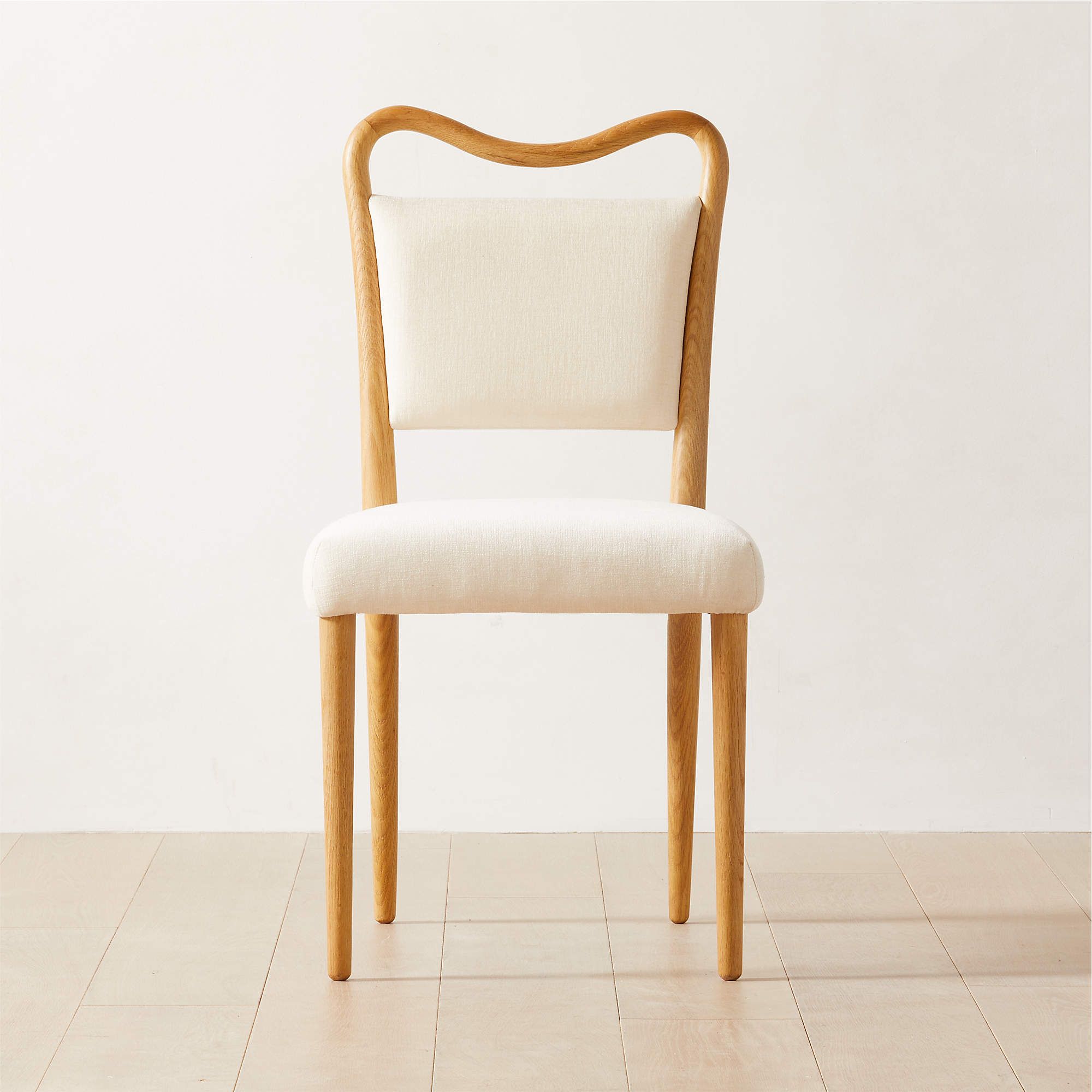 Monte Modern White Upholstered Dining Chair | CB2 | CB2