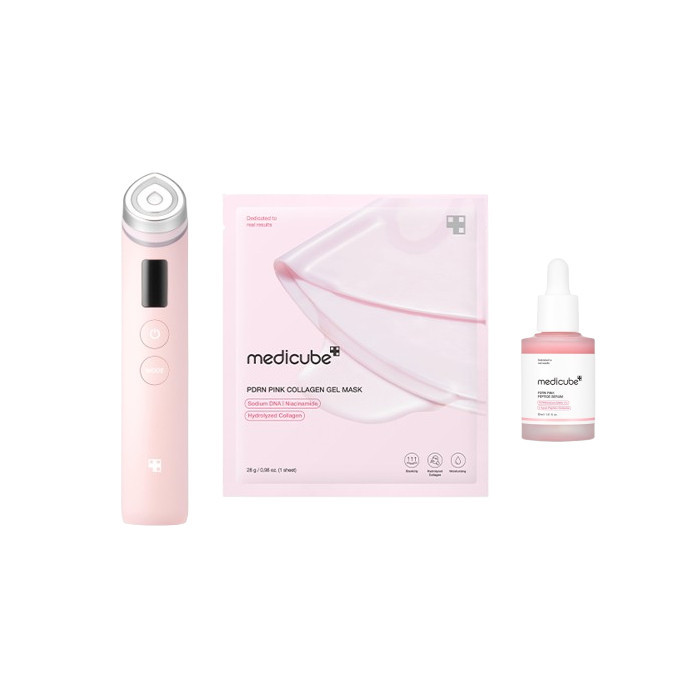 medicube - Booster Pro Pink Glass Skincare Set | Stylevana