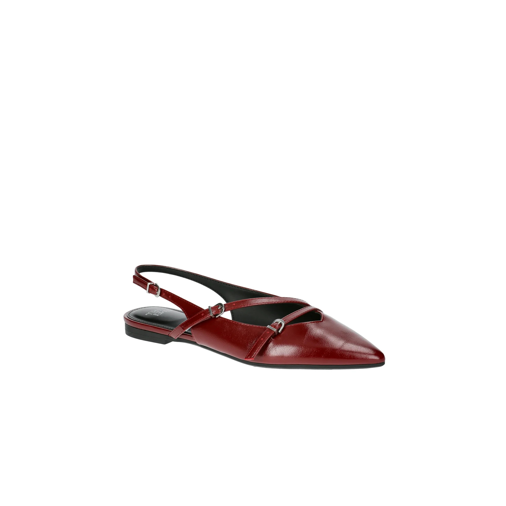 Time and Tru Women's Strappy Sling Back Flats | Walmart (US)