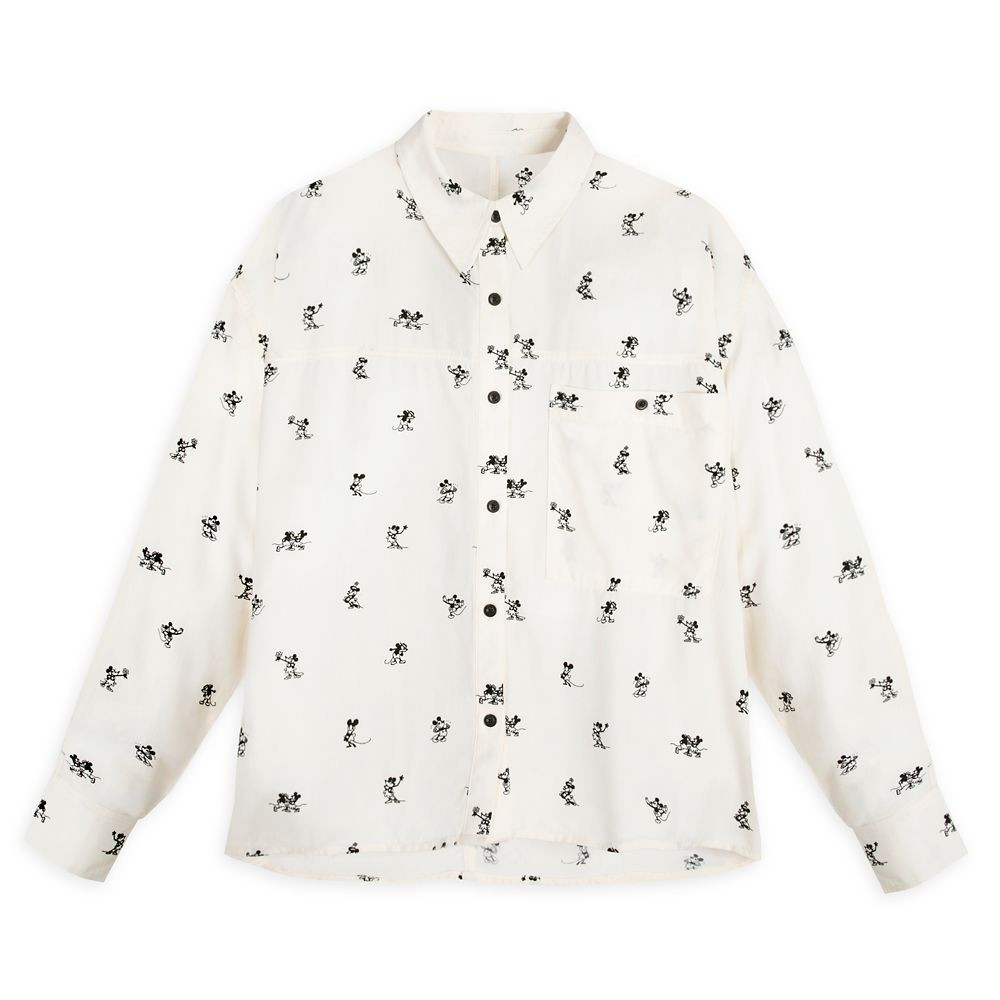 Mickey and Minnie Mouse Shirt for Adults | Disney Store