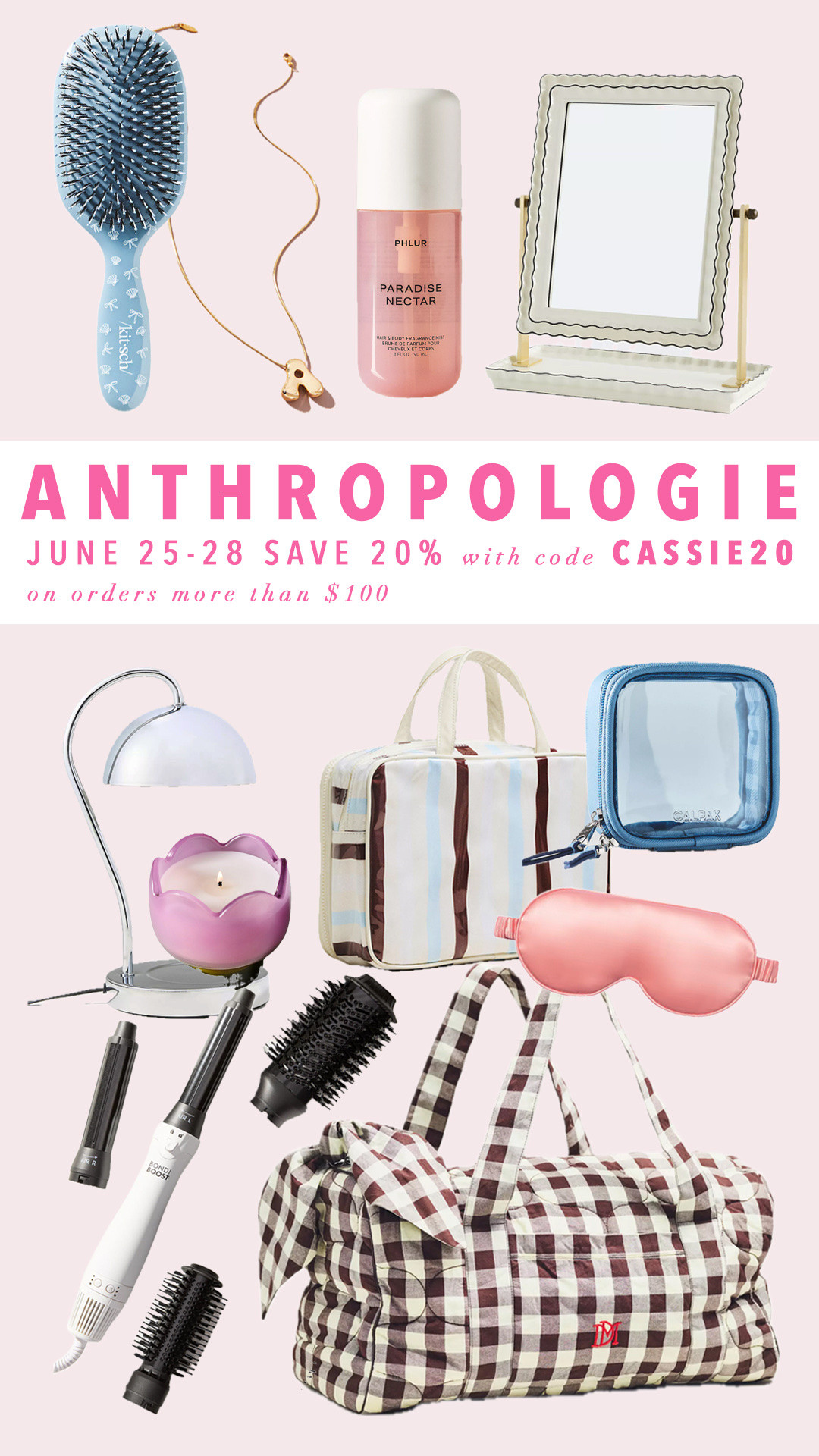 My Anthro code is live! Save 20% June 25-28th with code: CASSIE20

#LTKootd #LTKSaleAlert #LTKBeauty