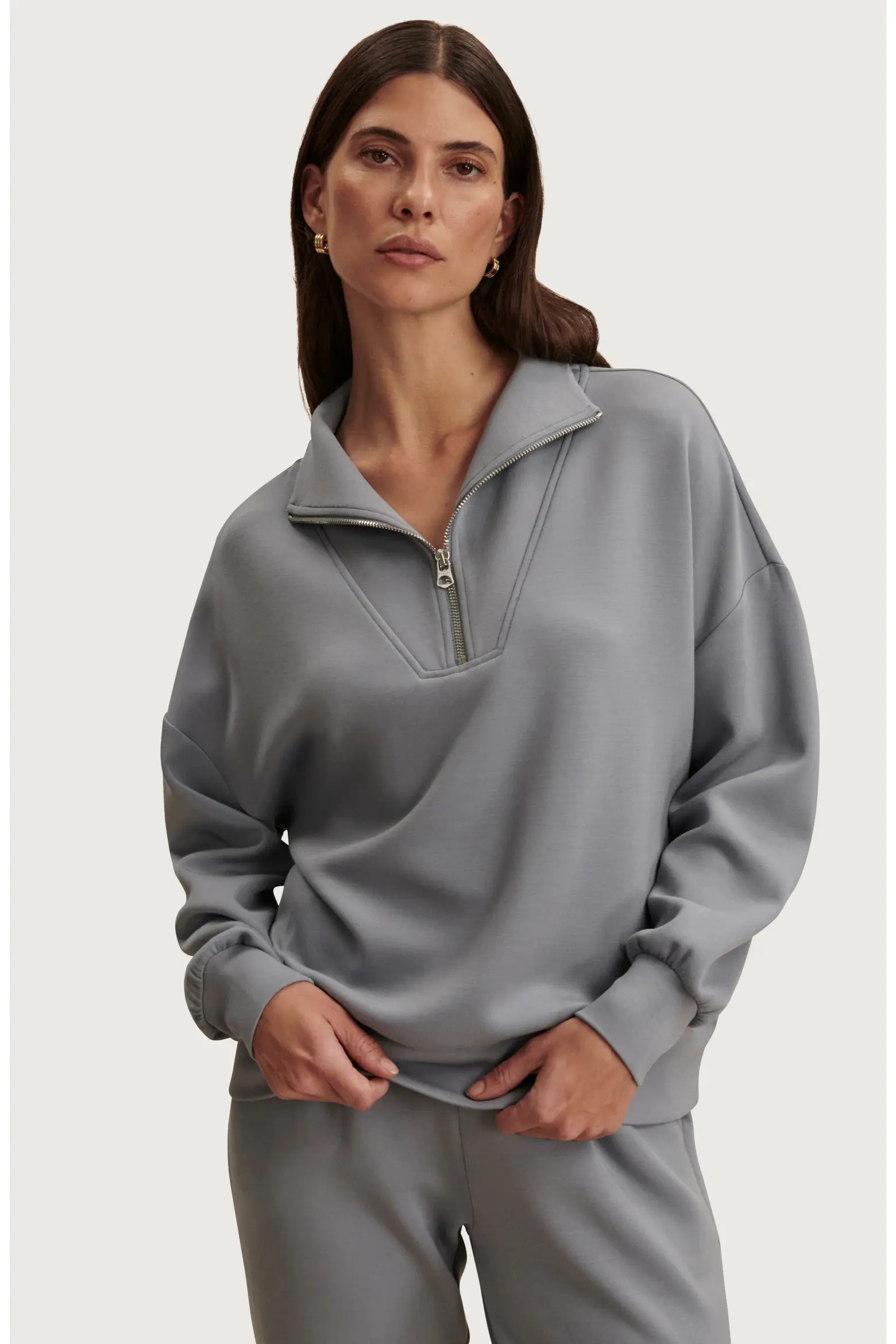 Hawley DoubleSoft Half Zip Pullover (Women) | Nordstrom | Nordstrom