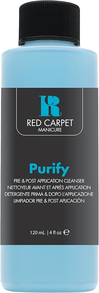 RC Red Carpet Manicure Purify Pre & Post Application Cleanser, 4 Fl. Oz. | Amazon (US)