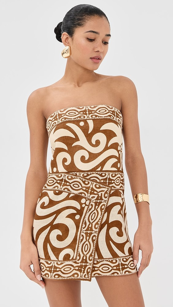 Camel Ecru RaÍz Ritual Mini Dress | Shopbop