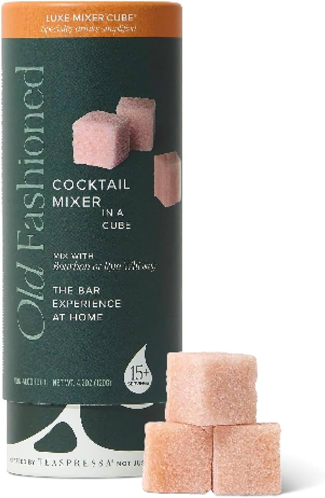 LUXE Mixology Old Fashioned Cocktail Mixer Cubes - Craft Mixer for Old Fashioned Cocktails - Just... | Amazon (US)