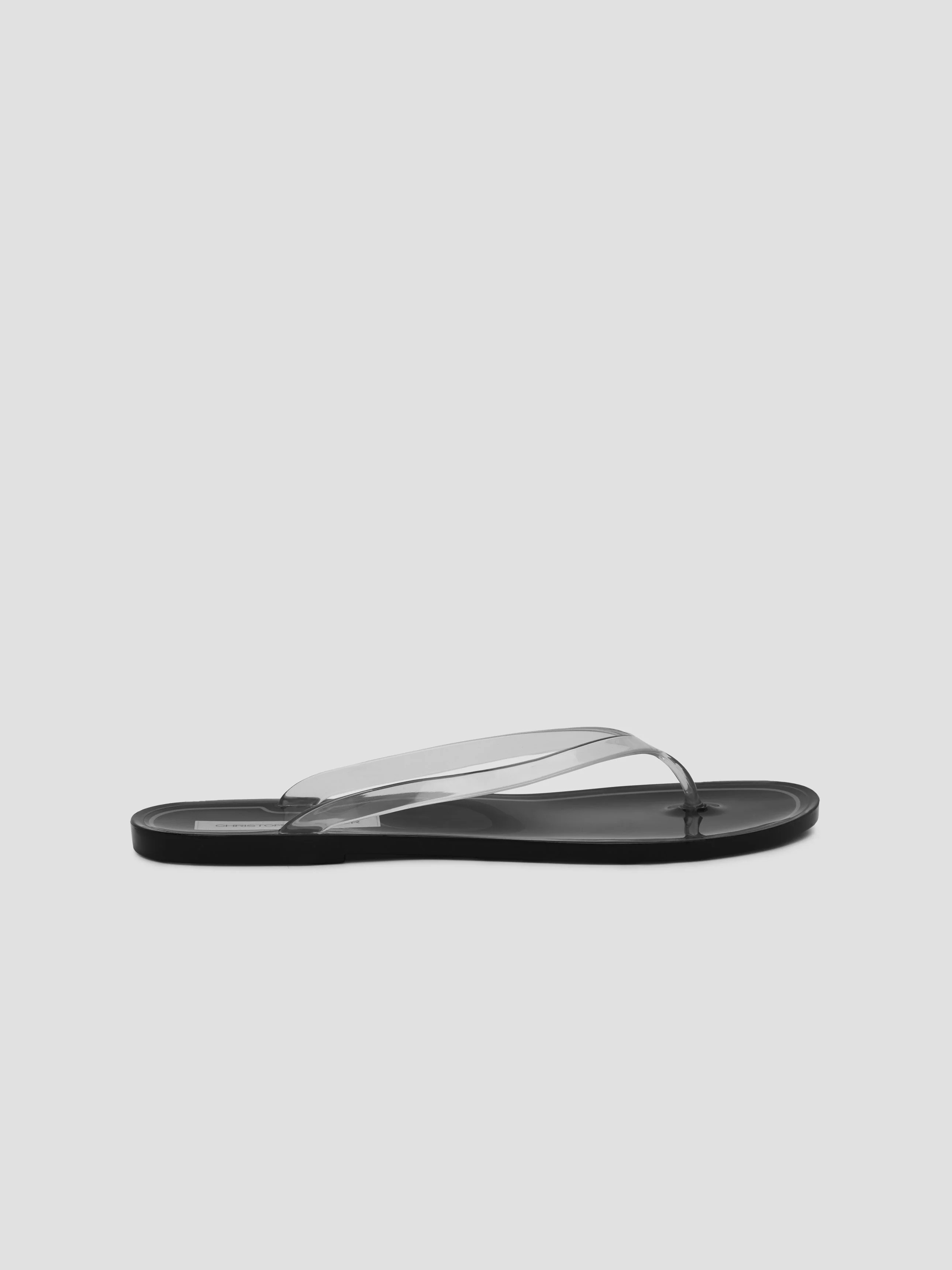 Christopher Esber | Jo Flip Flop Black Clear | Christopher Esber (Global)
