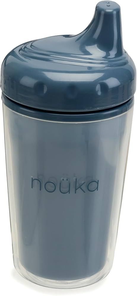 nouka Insulated Non-Spill Sippy Cup | Leak Proof and Easy Grip | Keeps Drinks Hot or Cold | Deep ... | Amazon (US)