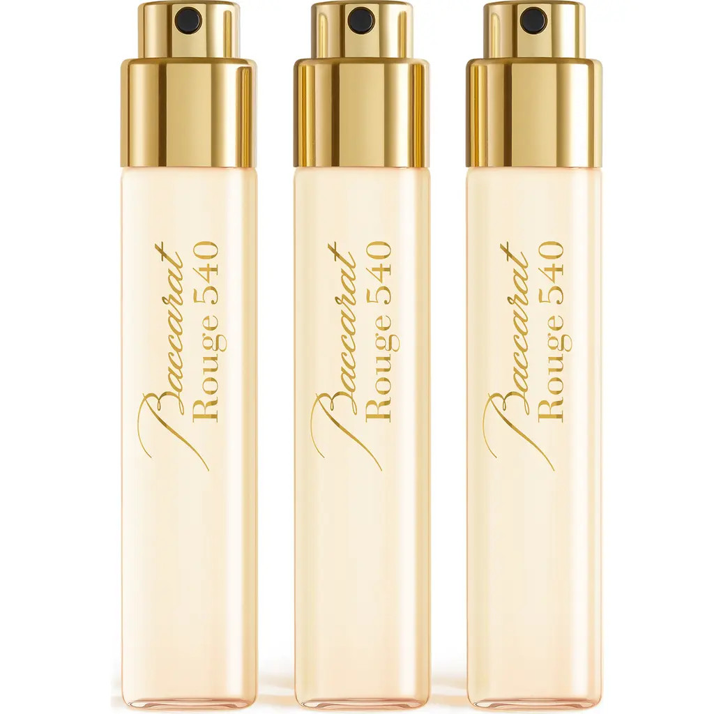 Maison Francis Kurkdjian Baccarat Rouge 540 Extrait de Parfum Refill Trio at Nordstrom | Nordstrom