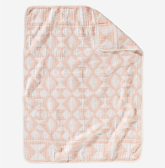 Pendleton Cotton Woven Baby Blanket Falcon Cove Coral One Size | Amazon (US)