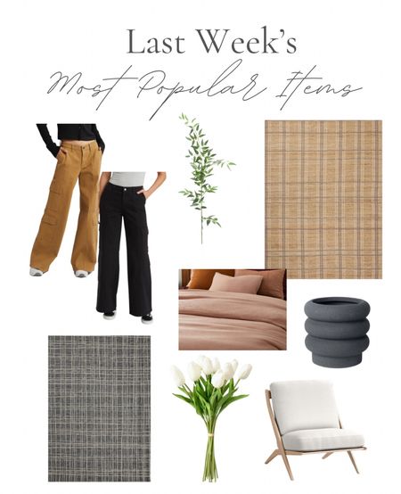 Last Week’s Most Popular Items | My favorite cargo pants, our new mudroom rug and the stems were the favorites

#LTKhome
