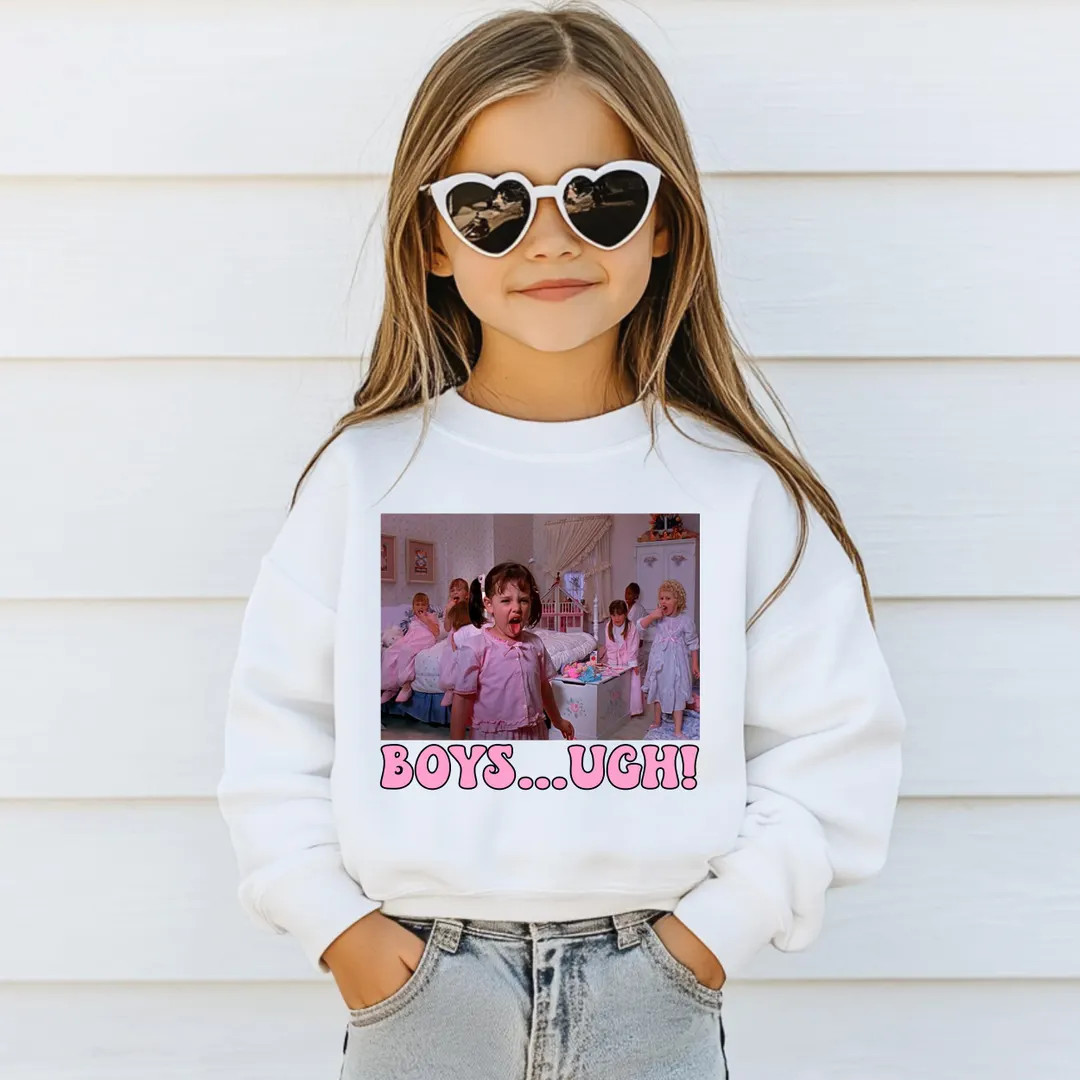 Boys UGH Sweatshirt , Toddler Girls Valentine Day Sweatshirt , Shirts for Valentines Day , Toddle... | Etsy (US)