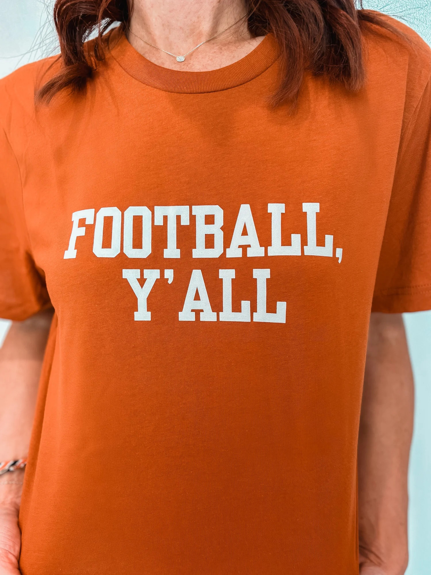 Football, Y'all Unisex T-shirt — Julia Morales | Shop Baseball, Y'all