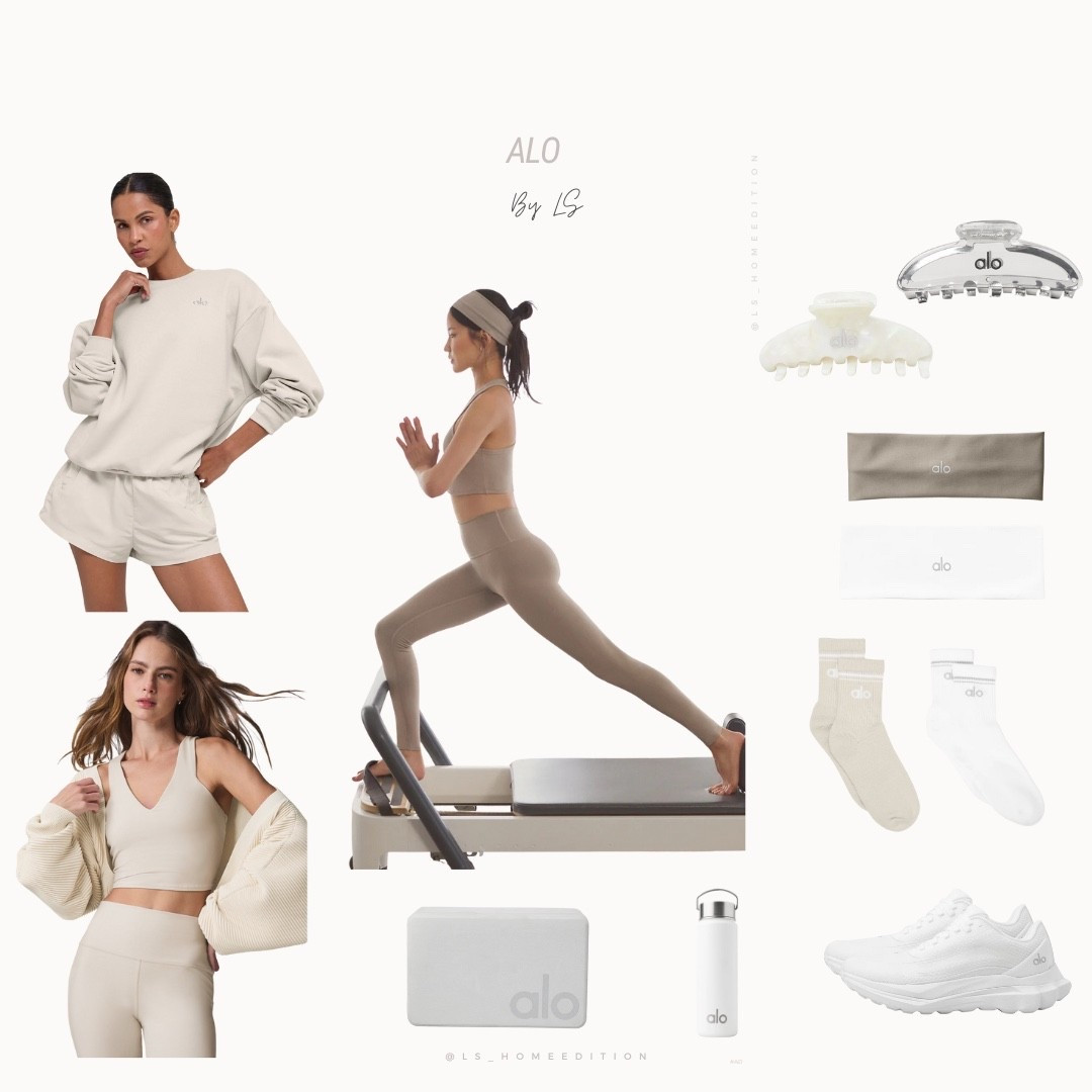 ALO YOGA 🤍

#yoga #pilates #activewear #workoutsets #loungewear #alo #alosocks #headband #crewneck #clawclips #pilatesgirl #pilatesprincess #reformer #workoutfits #fashion #matchingsets #sneakers #whitesneakers #alosneakers #crewsocks #yogablocks 

#LTKGiftGuide #LTKU #LTKStyleTip