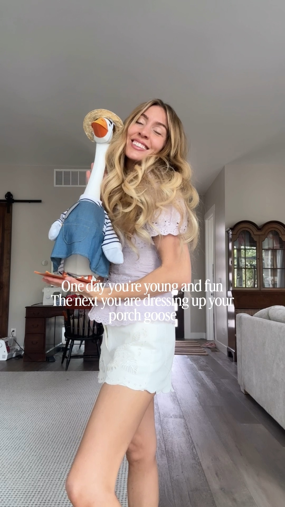 When changing your porch goose outfits is super easy #porchgoose #springdecor 

#LTKmorningroutine #LTKmomlife #LTKHome