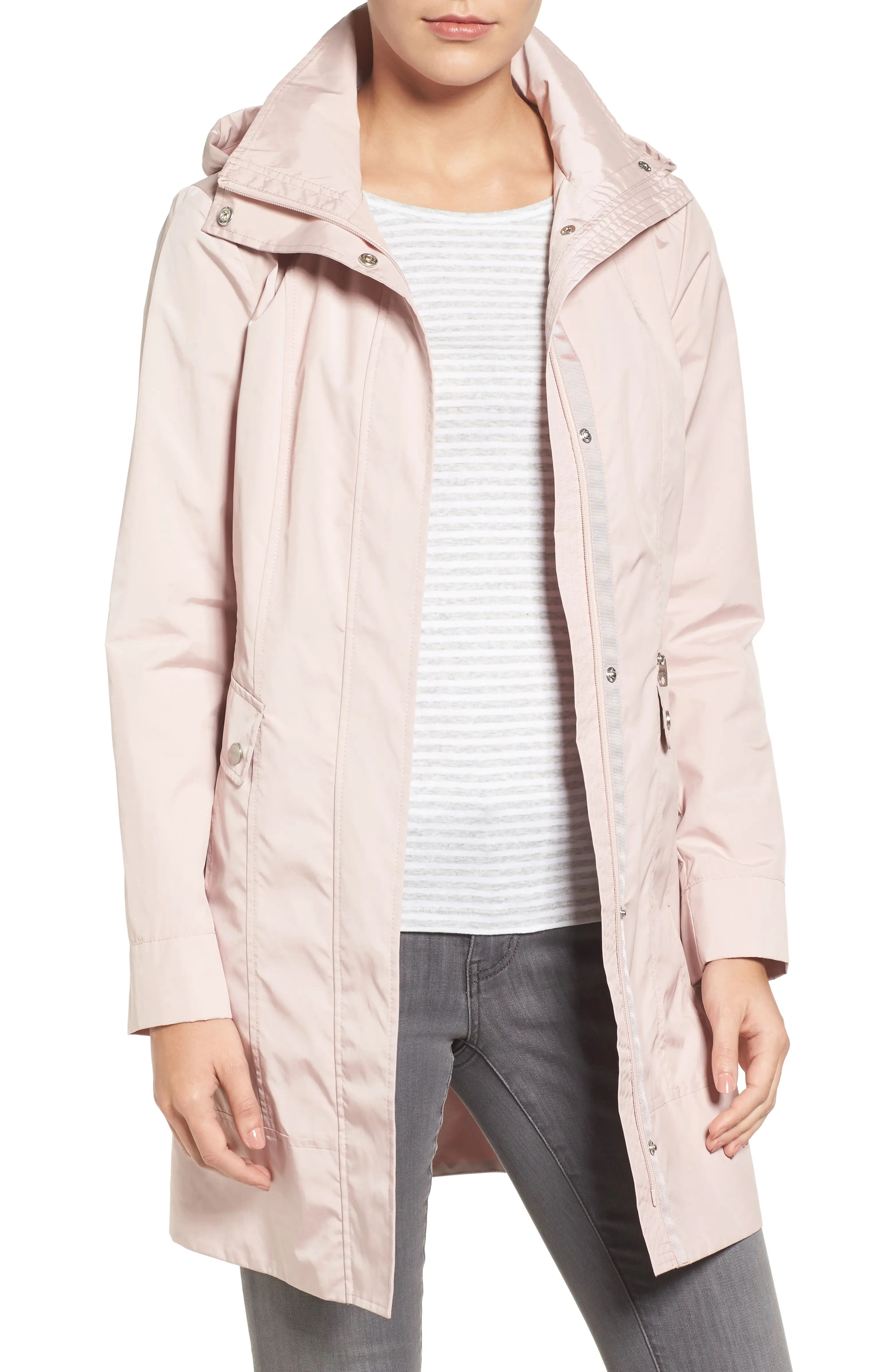 Back Bow Packable Hooded Raincoat | Nordstrom