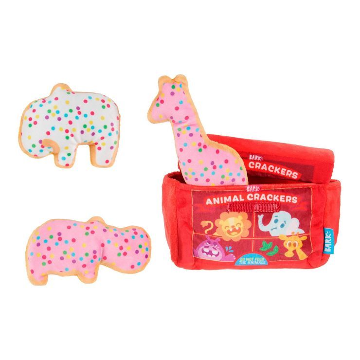 BARK Animal Crackers Squeakers Snacks Dog Toy | Target