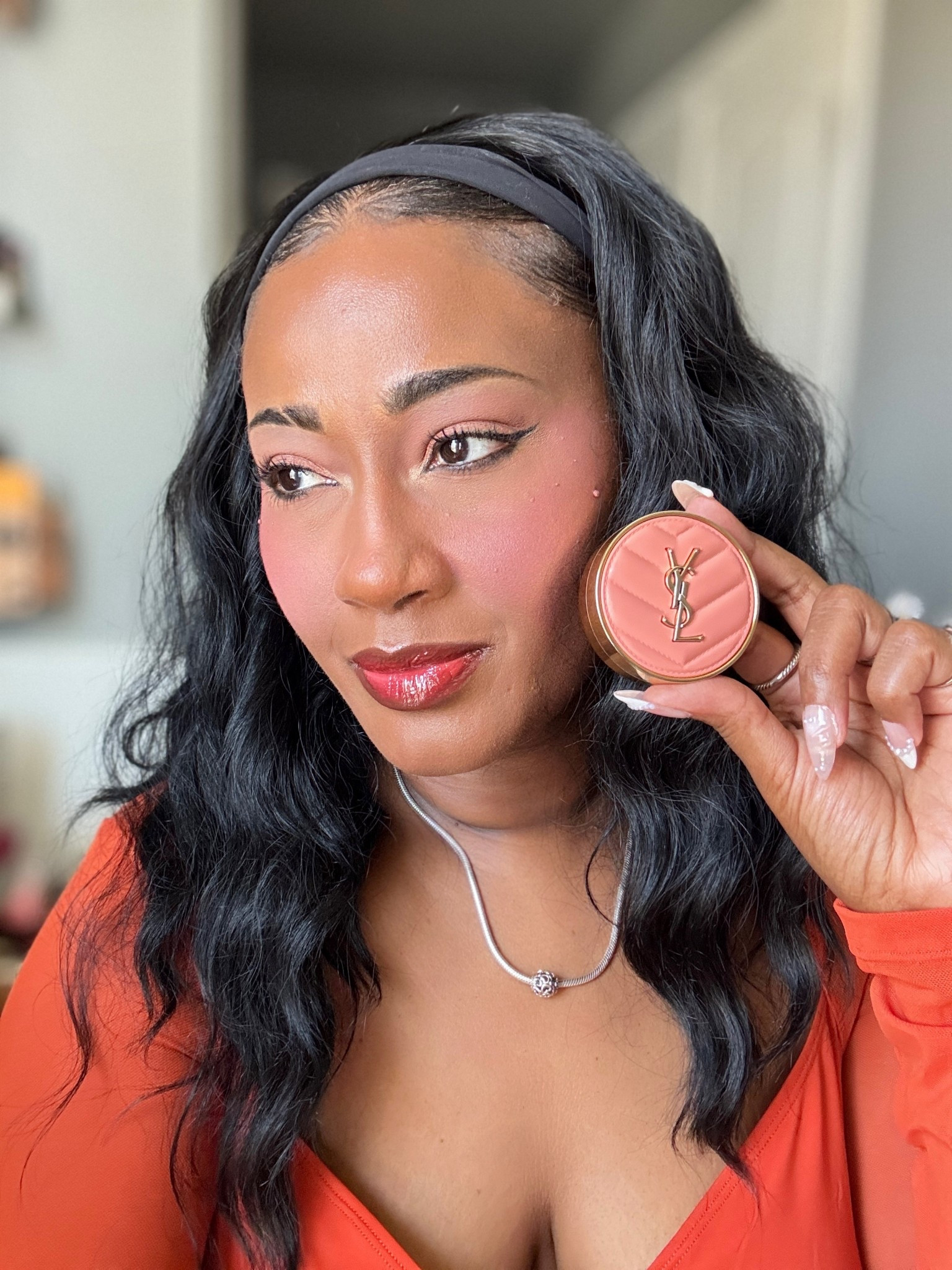 YSL Coral Clash Blush 

#LTKBeauty #LTKSaleAlert