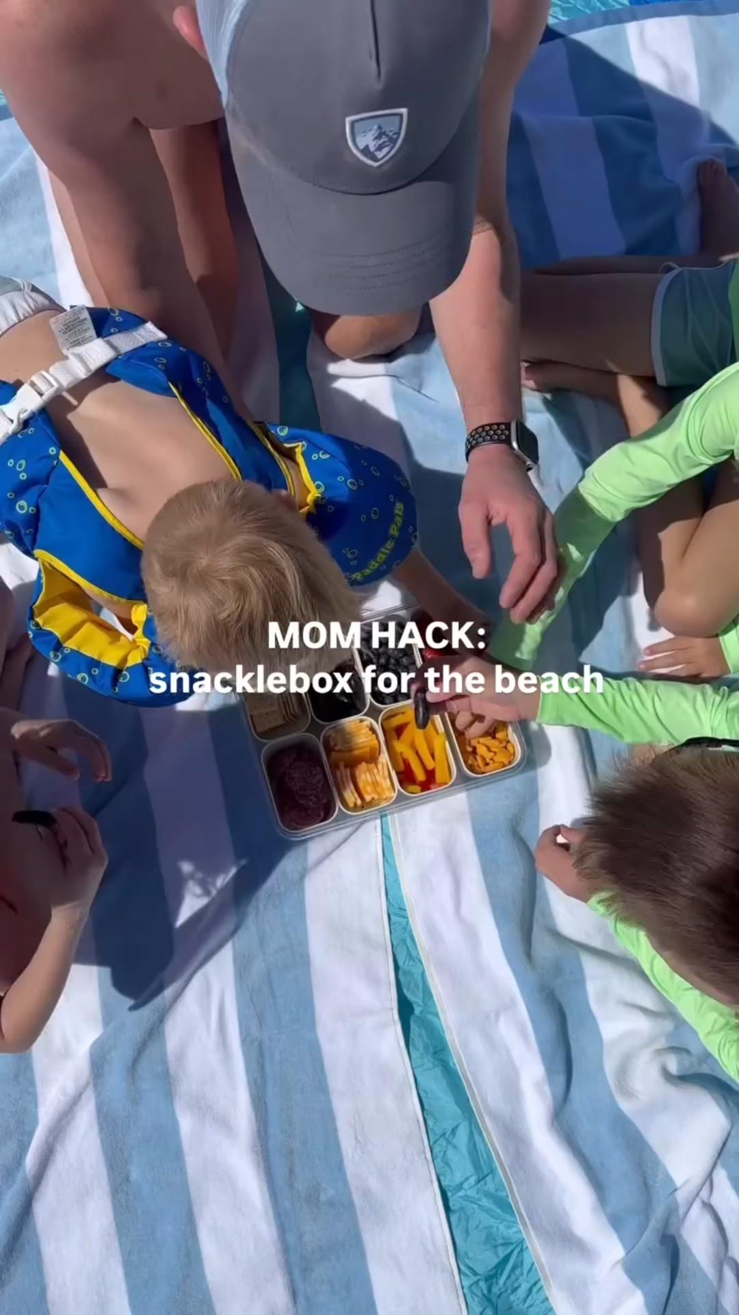 If you’re not bringing one of these to the beach this summer—what are you even doing? This is one of my all-time favorite mom hacks. I fill it with all the charcuterie things: meats, cheeses, fruit, nuts, you name it. Toss it in the cooler and boom—no sandy chip bags, no hangry kids, just easy beach day magic.

Save this for later and tag a mom who needs this idea!

#LTKmomlife #LTKTravel #LTKKids