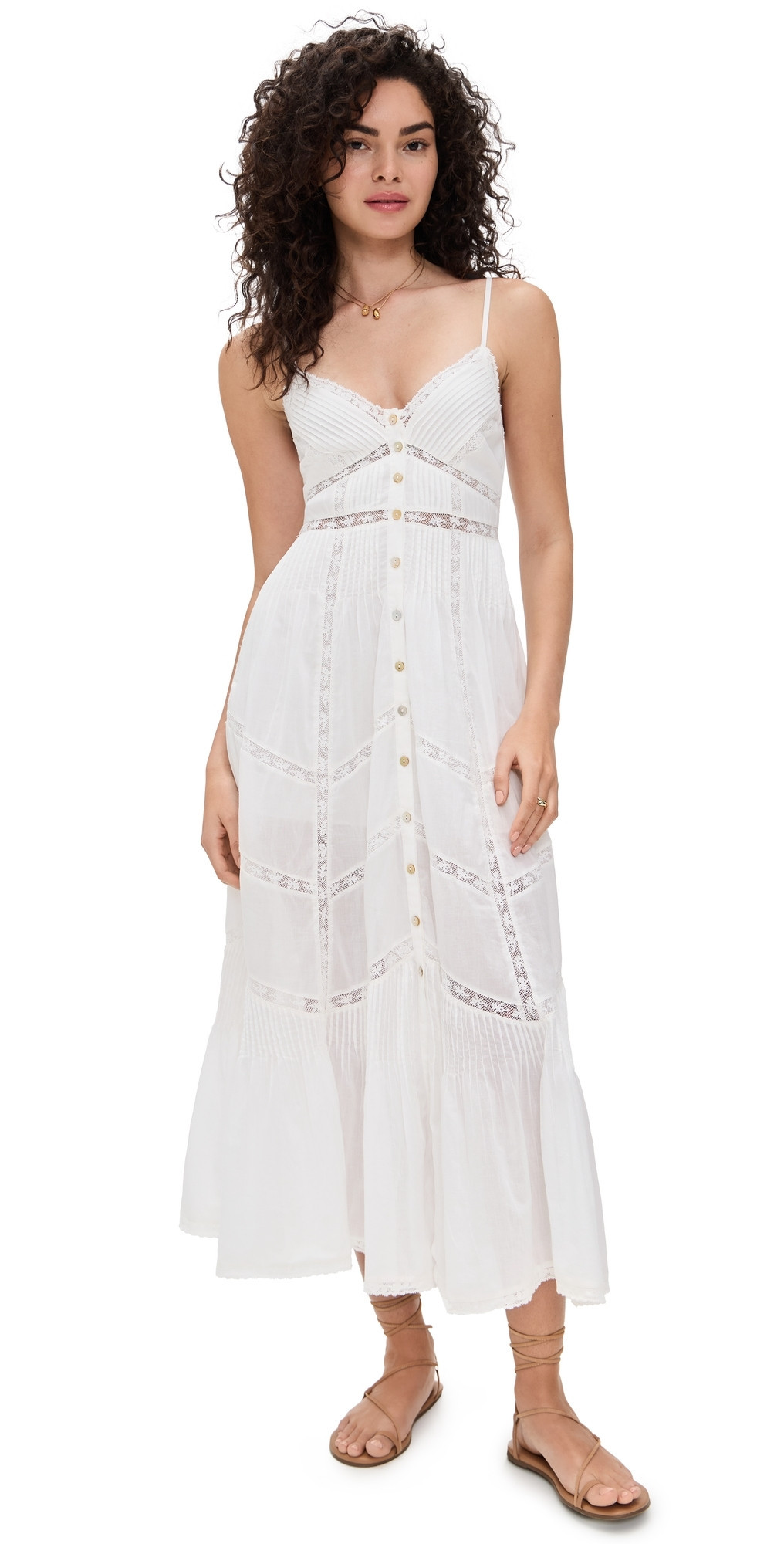 LoveShackFancy Esilda Dress True White 10 | Shopbop
