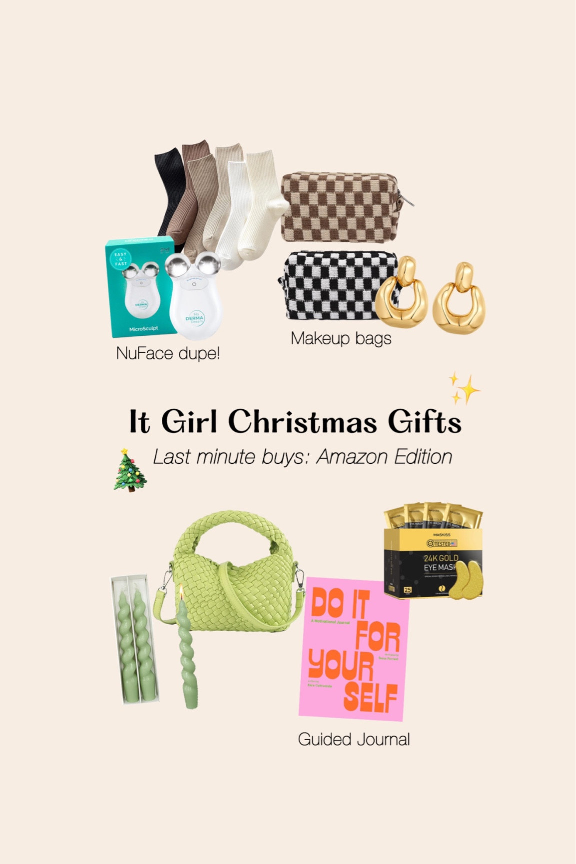 Christmas gifts for the it girl in your life, or maybe gifts you can buy yourself with your extra Christmas money ✨ I’m definitely going to buy the NuFace dupe! #LTKfindsunder50 #LTKbeauty #LTKsalealert 

#LTKGiftGuide #LTKSeasonal #LTKHoliday