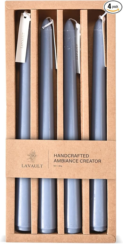 Taper Candles - Gifts for Women - Non-Toxic Candles - Soy Wax Candlesticks Ideal for Kitchen, Bed... | Amazon (US)