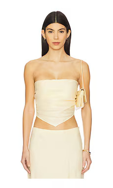 FAITHFULL THE BRAND x REVOLVE Antibes Strapless Top in Butter from Revolve.com | Revolve Clothing (Global)