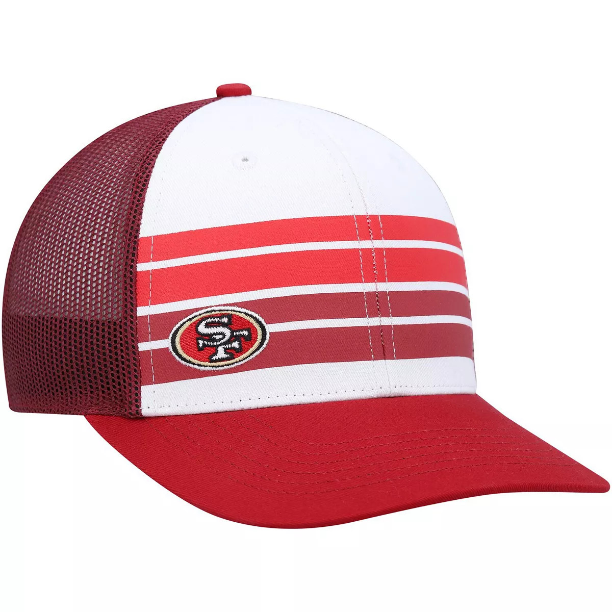 Youth '47 White/Scarlet San Francisco 49ers Cove Trucker Snapback Hat | Kohl's