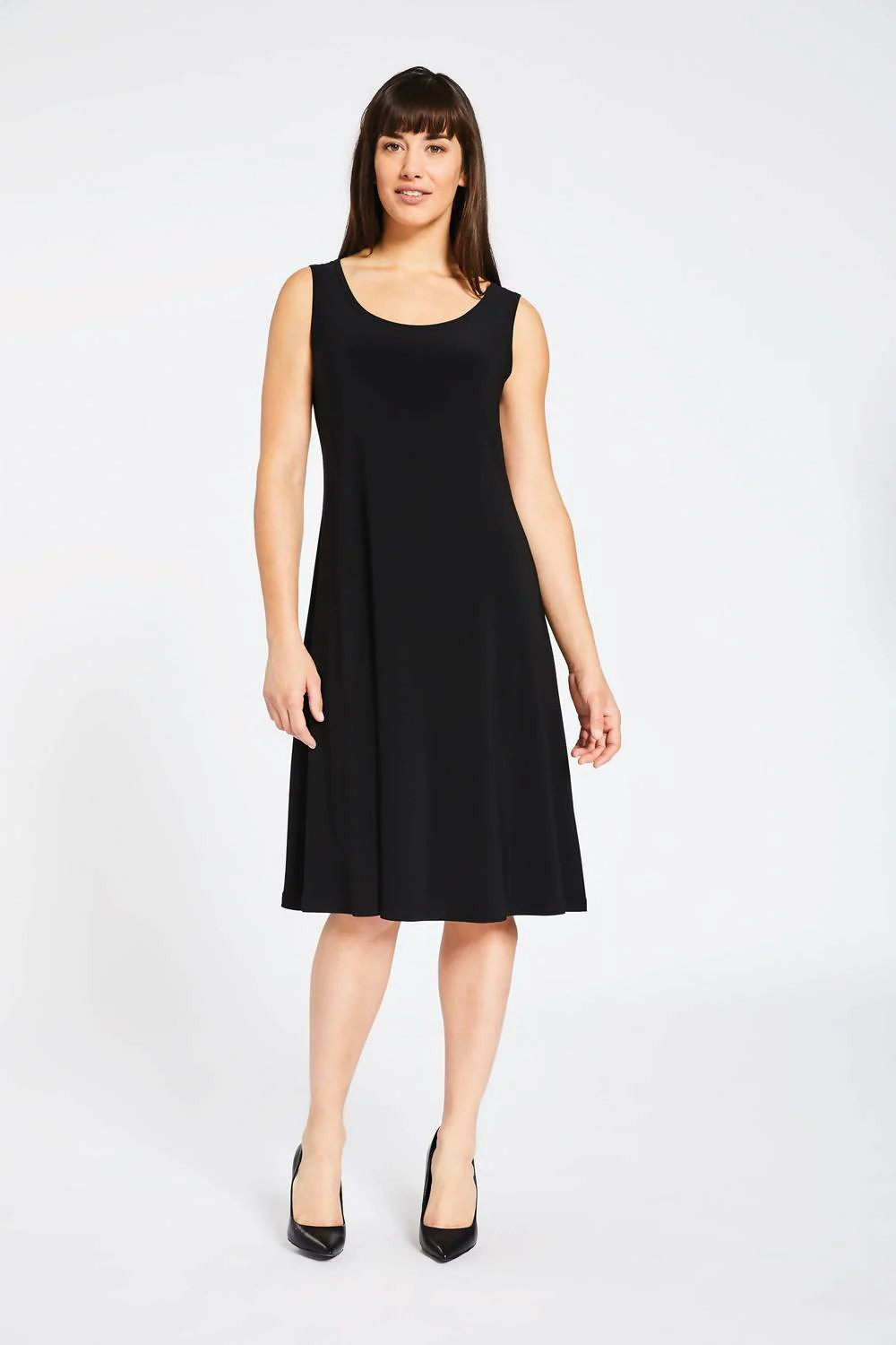 Women's Tank Short Dress In Black | Shop Simon