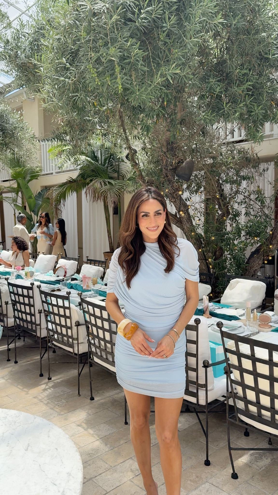 A pop of powder blue 



#LTKgrwm #LTKOver40 #LTKSeasonal