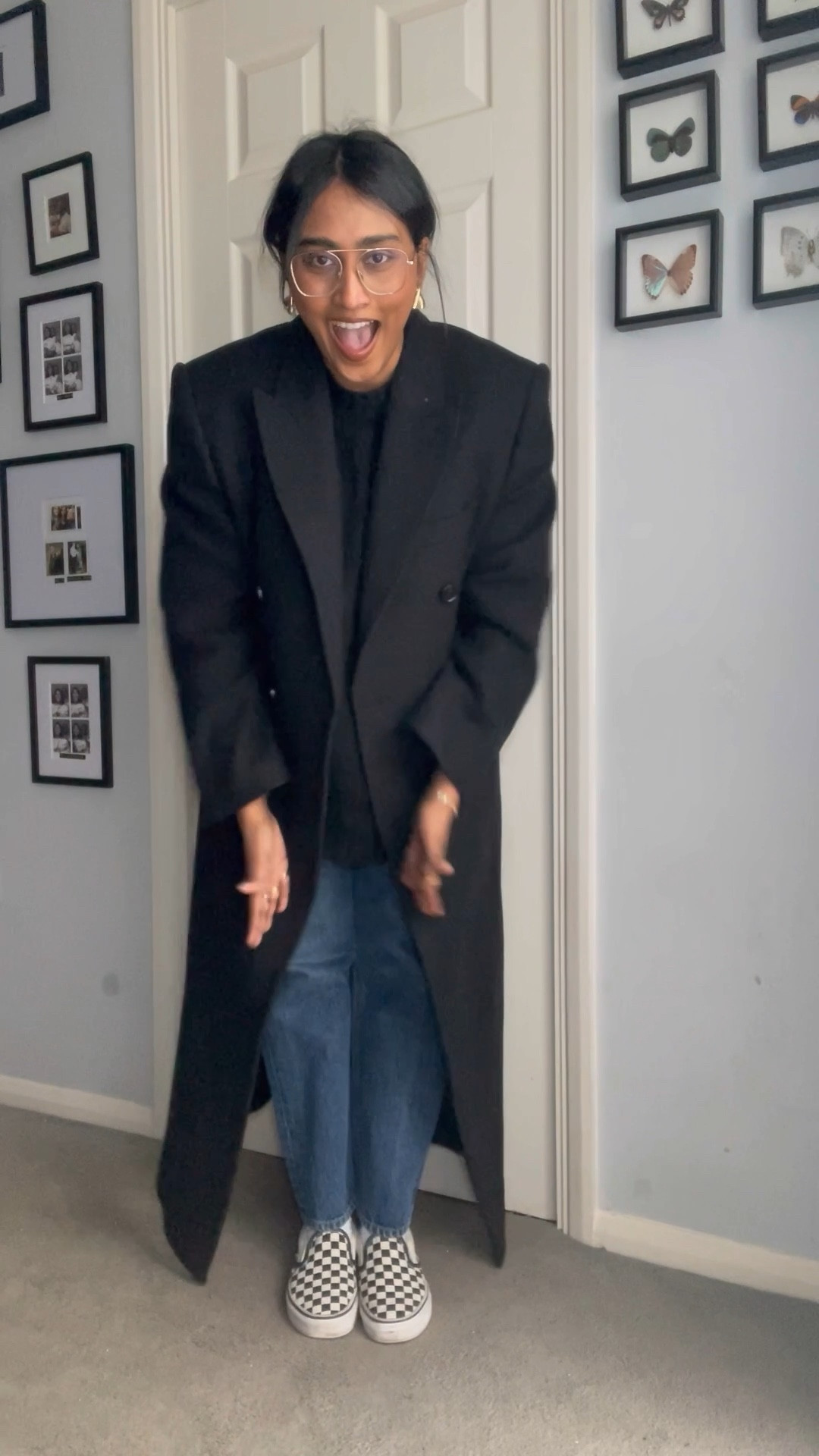 Vans checkerboard 
Slip on shoes 
Morgan McGraw 
Morgan Stewart 

#LTKeurope #LTKstyletip