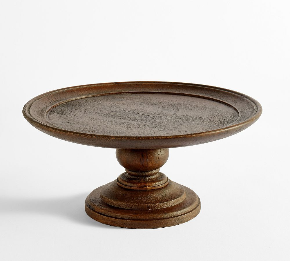 Turned Wood Cake Stand | Pottery Barn (US)