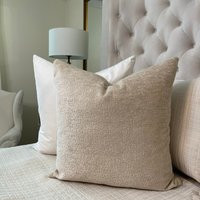 Cream Chenille Pillow Cover | Etsy (US)