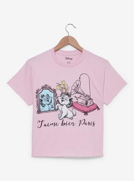 Disney The Aristocats Marie Vanity Portrait Women's Cropped T-Shirt | BoxLunch