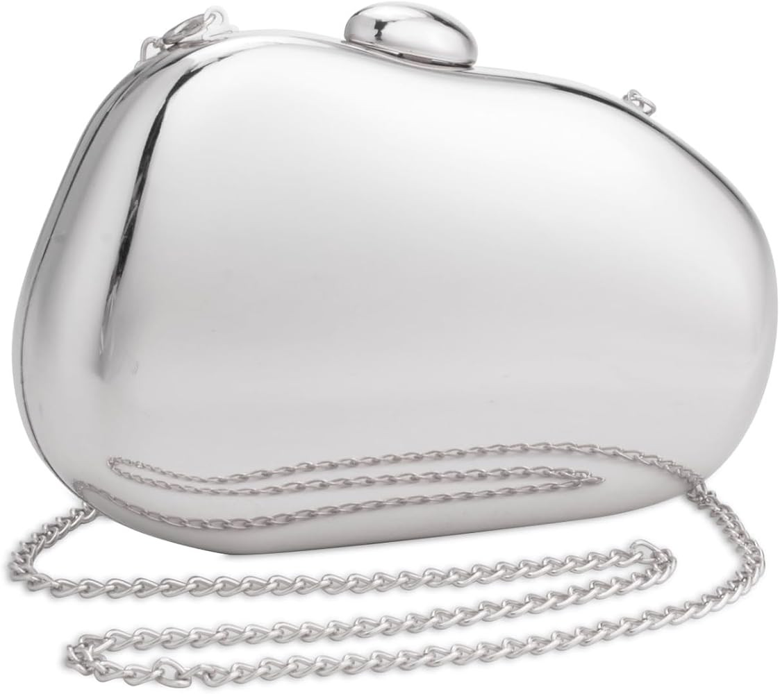 Gets Acrylic Clutch Purses for Women Gold Metallic Purse Silver Unique Handbag for Wedding Party ... | Amazon (US)