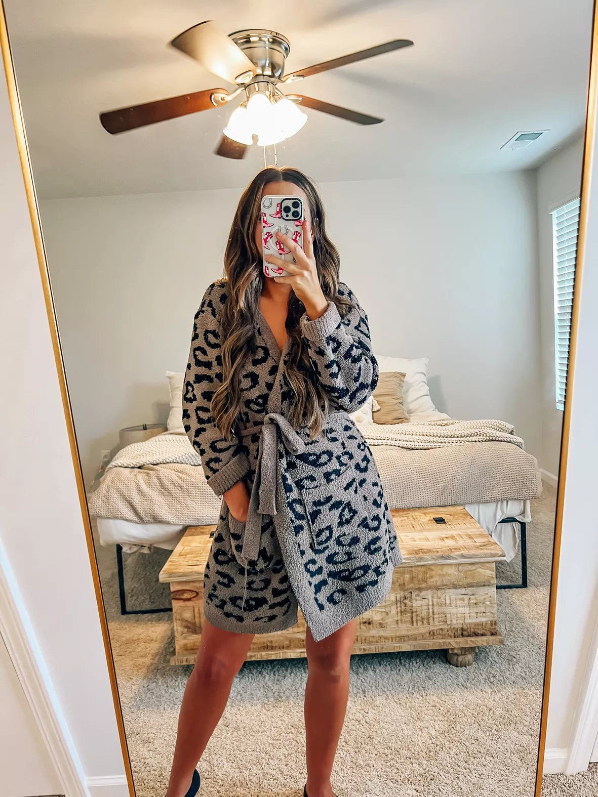 Cozy Thermal Sweater Robe