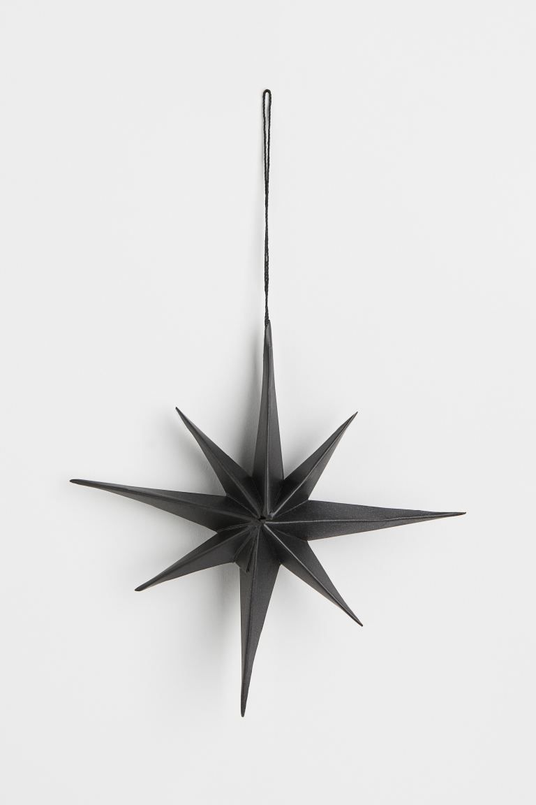 Paper Christmas Ornament - Black - Home All | H&M US | H&M (US + CA)