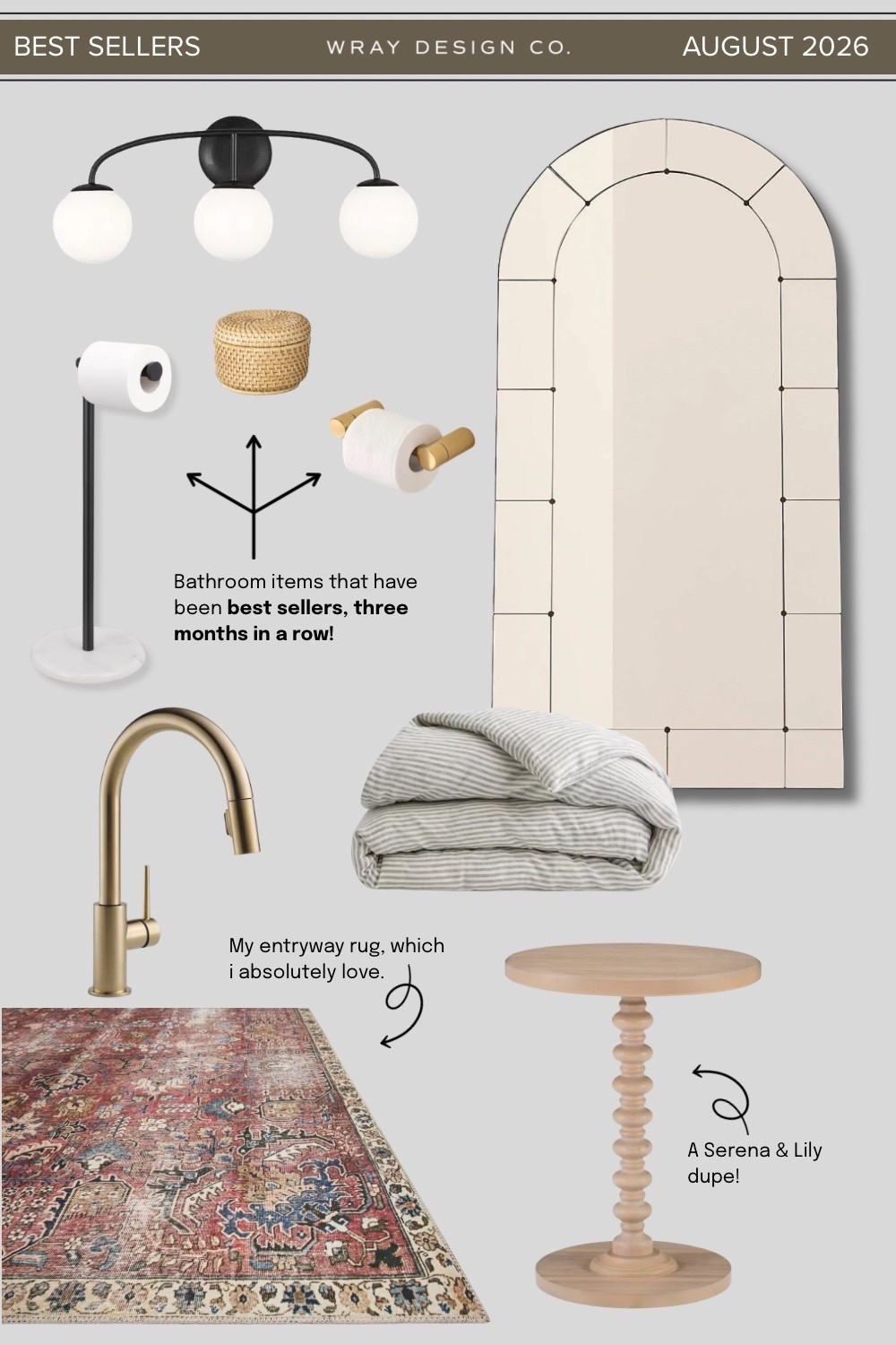 Best sellers from August! Need a home refresh? Add these items to your cart ➡️ a Quince linen duvet cover, bathroom accessories, my Loloi entry rug, and the bathroom vanity light that is majorly marked down!

#LTKSaleAlert #LTKHome