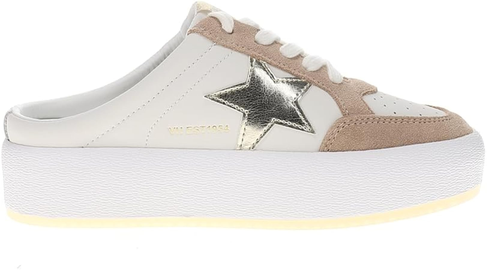 VINTAGE HAVANA Womens Val Slip On Platform Sneakers Shoes Casual - Beige, White | Amazon (US)