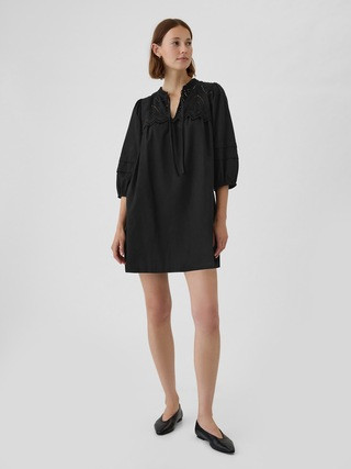 Eyelet Mini Dress | Gap (US)