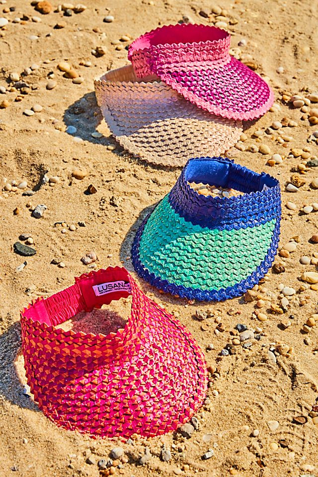 Banded Baha Straw Visor | Free People (Global - UK&FR Excluded)