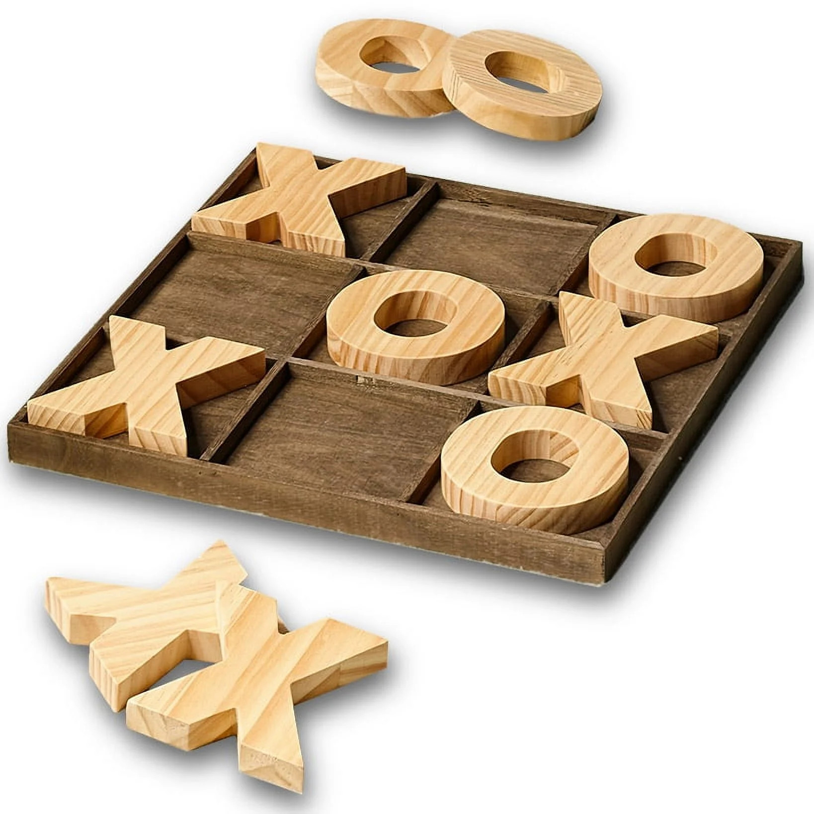 Table Top Tic-Tac-Toe Board Game with Jumbo Pieces - 11 Pieces | Walmart (US)