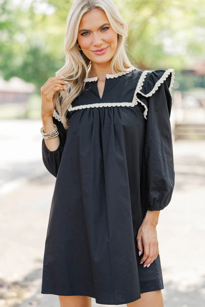 Work It Out Black Dress | The Mint Julep Boutique