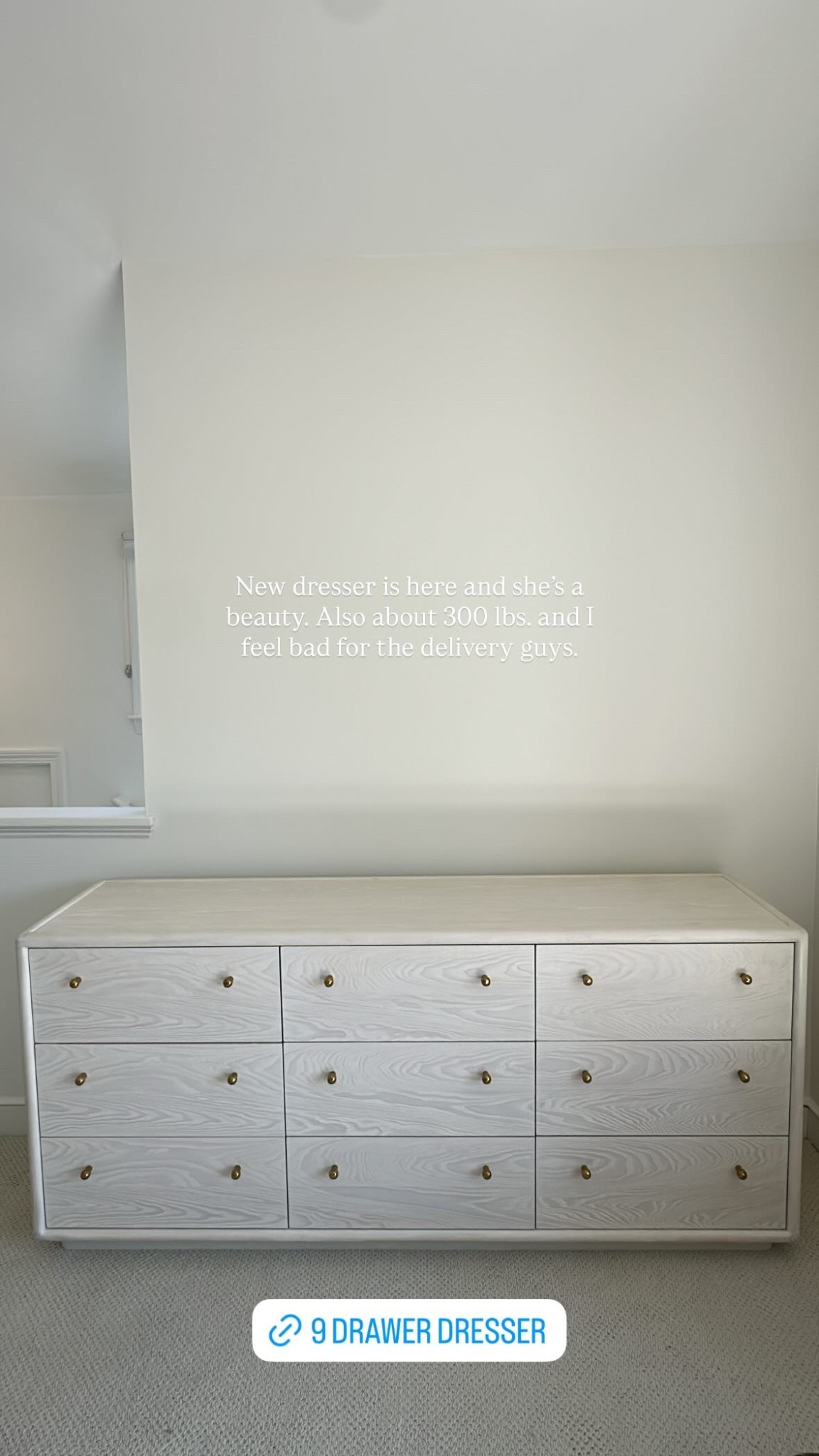 New dresser is here and she’s a beauty. Also about 300 lbs. and I feel bad for the delivery guys. Highly recommend!



#LTKSaleAlert #LTKHome #LTKSeasonal