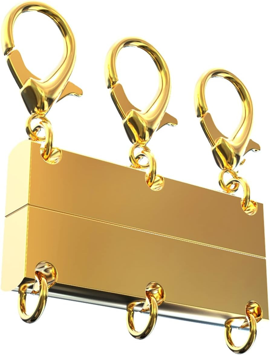 Layered Necklace Clasp, Strong Magnetic Necklace Clasp for Jewelry, Necklace Separator for Stacka... | Amazon (US)